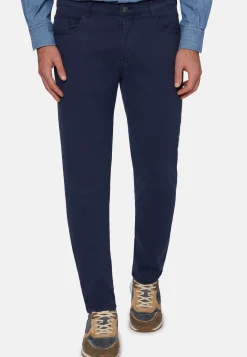 Jeans In Cotone Tencel Elasticizzato