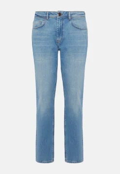 Jeans In Denim Elasticizzato Blu Chiaro