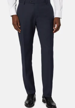 Pantalone Micro Fantasia Lana Elasticizzata