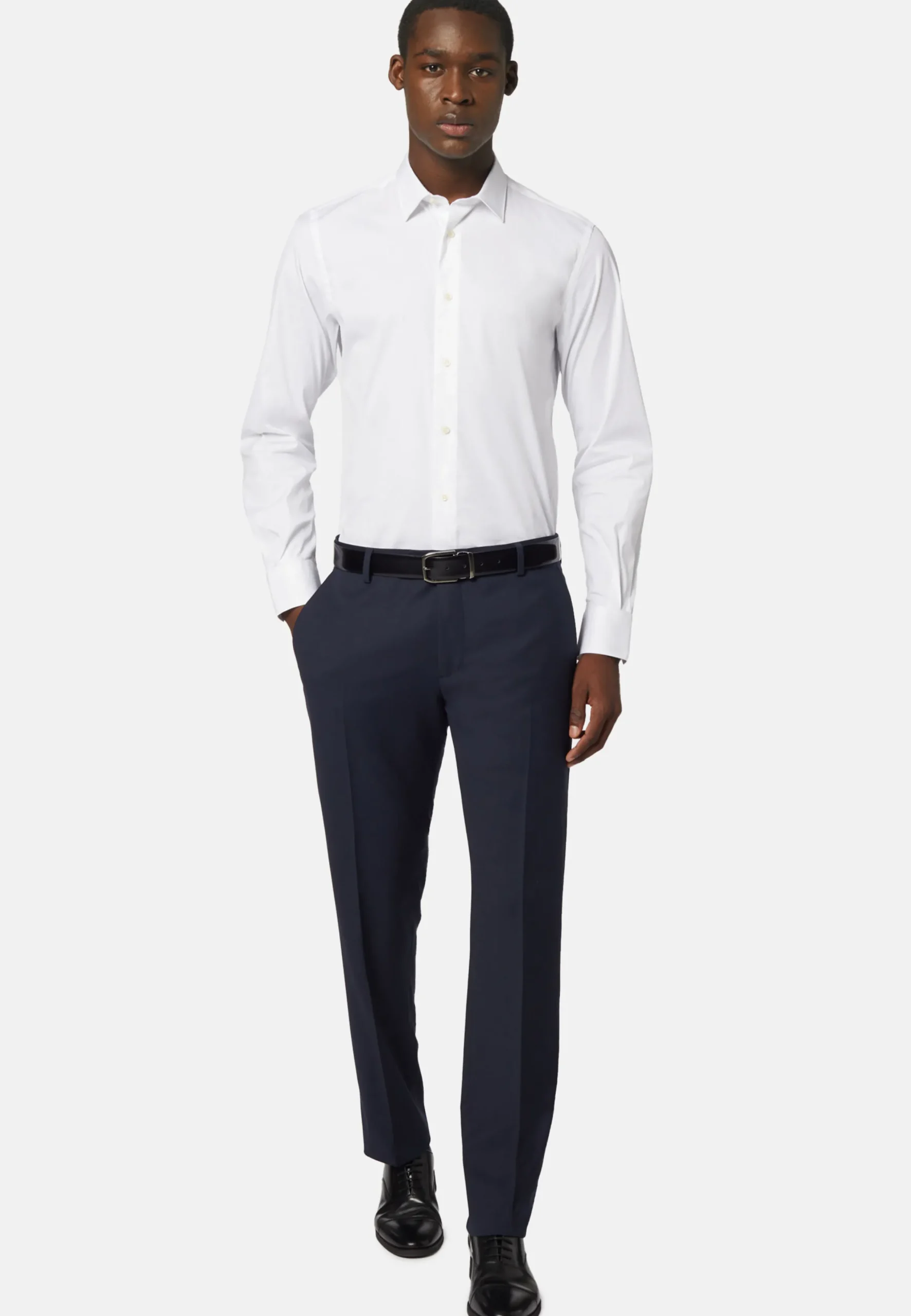 Pantalone Micro Fantasia Lana Elasticizzata