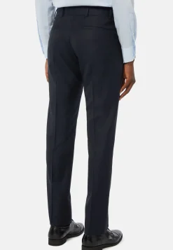 Pantaloni Antracite In Lana Super 130 Regular Fit