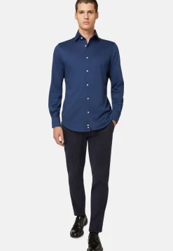 Pantaloni In Cotone Elasticizzato