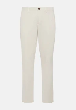 Pantaloni In Cotone Elasticizzato