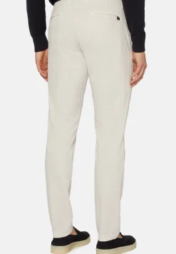 Pantaloni In Cotone Elasticizzato