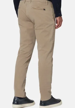 Pantaloni In Cotone Elasticizzato