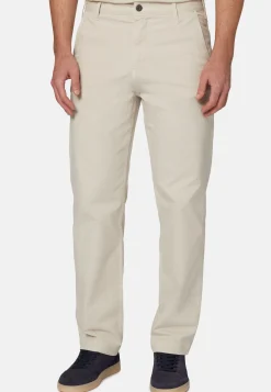 Pantaloni In Cotone Elasticizzato
