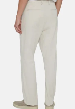 Pantaloni In Cotone Elasticizzato