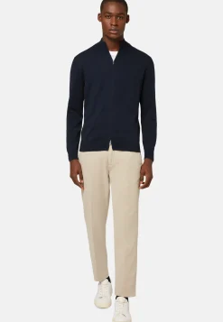 Pantaloni In Cotone Elasticizzato