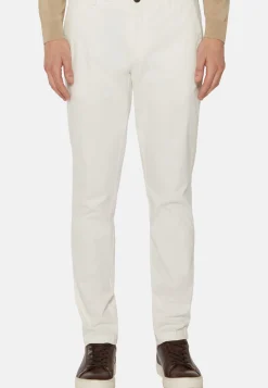 Pantaloni In Cotone Elasticizzato