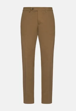 Pantaloni In Cotone Elasticizzato