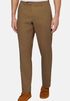 Pantaloni In Cotone Elasticizzato