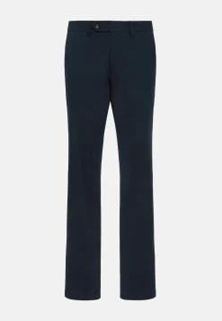 Pantaloni In Cotone Elasticizzato