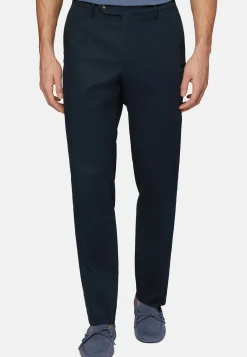 Pantaloni In Cotone Elasticizzato