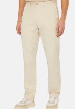 Pantaloni In Cotone Elasticizzato