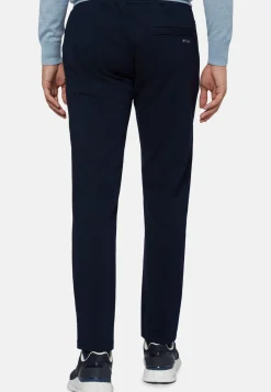 Pantaloni In Interlock Tecnico Elasticizzato