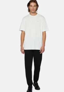 Pantaloni In Misto Cotone Organico