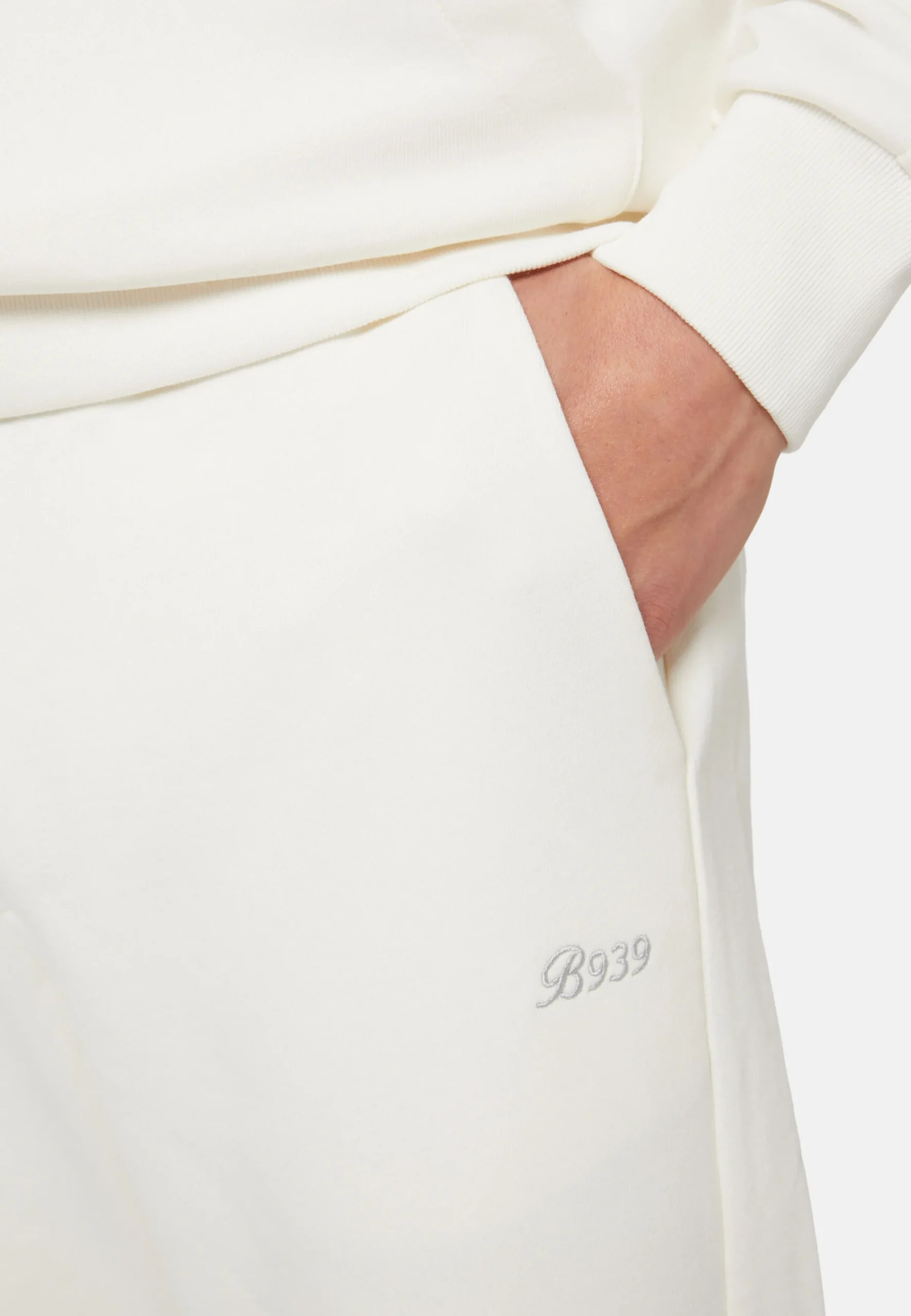 Pantaloni In Misto Cotone Organico