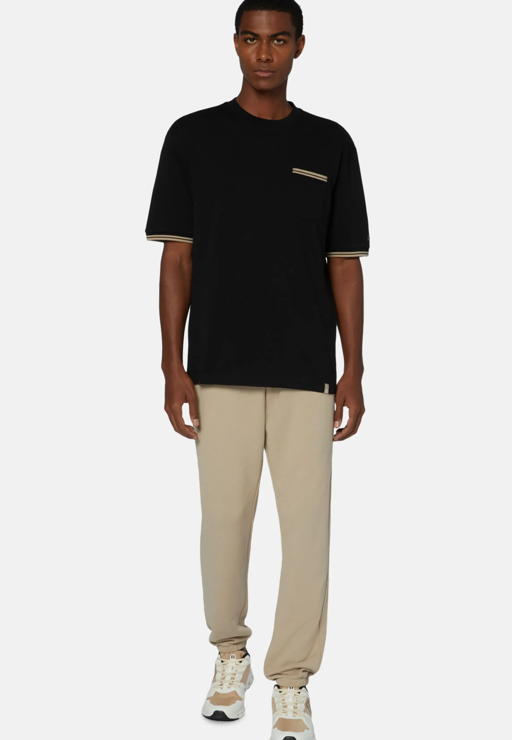 Pantaloni In Misto Cotone Organico