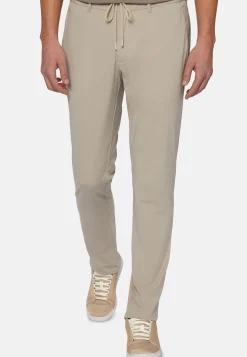 Pantaloni In Nylon Elasticizzato B Tech