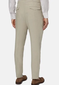 Pantaloni In Puro Lino
