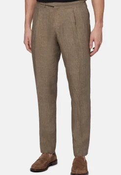Pantaloni In Puro Lino