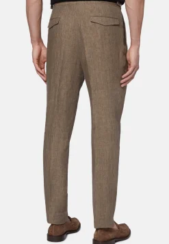 Pantaloni In Puro Lino