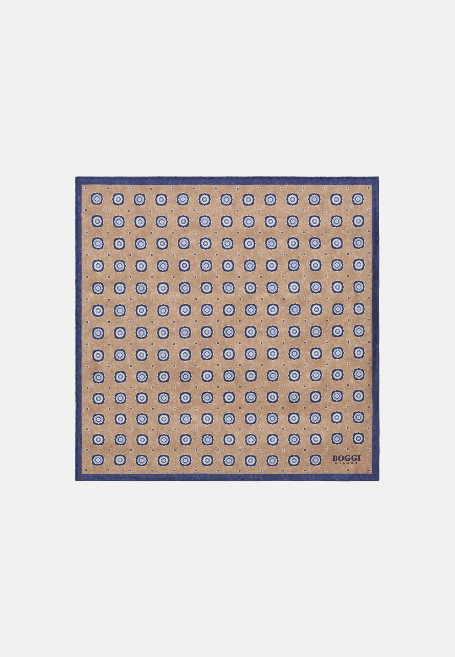 Pochette Fantasia Medaglioni In Seta
