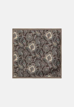 Pochette Motivo Paisley In Seta