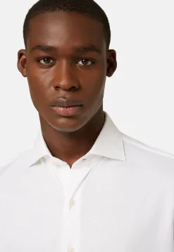 Polo Camicia In Jersey Di Cotone Regular Fit