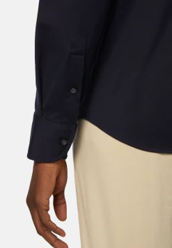 Polo Camicia In Jersey Di Cotone Regular Fit