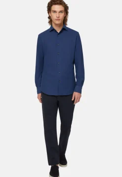 Polo Camicia In Jersey Giapponese Regular Fit