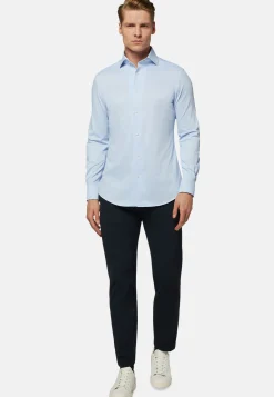 Polo Camicia In Jersey Giapponese Regular Fit