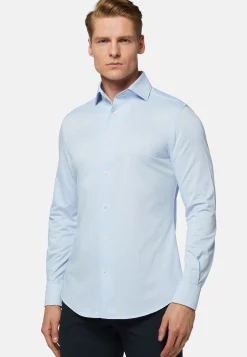 Polo Camicia In Jersey Giapponese Regular Fit