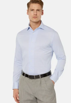 Polo Camicia In Jersey Giapponese Regular Fit