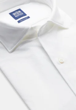 Polo Camicia In Piqué Di Cotone Regular Fit