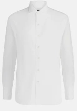 Polo Camicia In Piqué Di Cotone Regular Fit