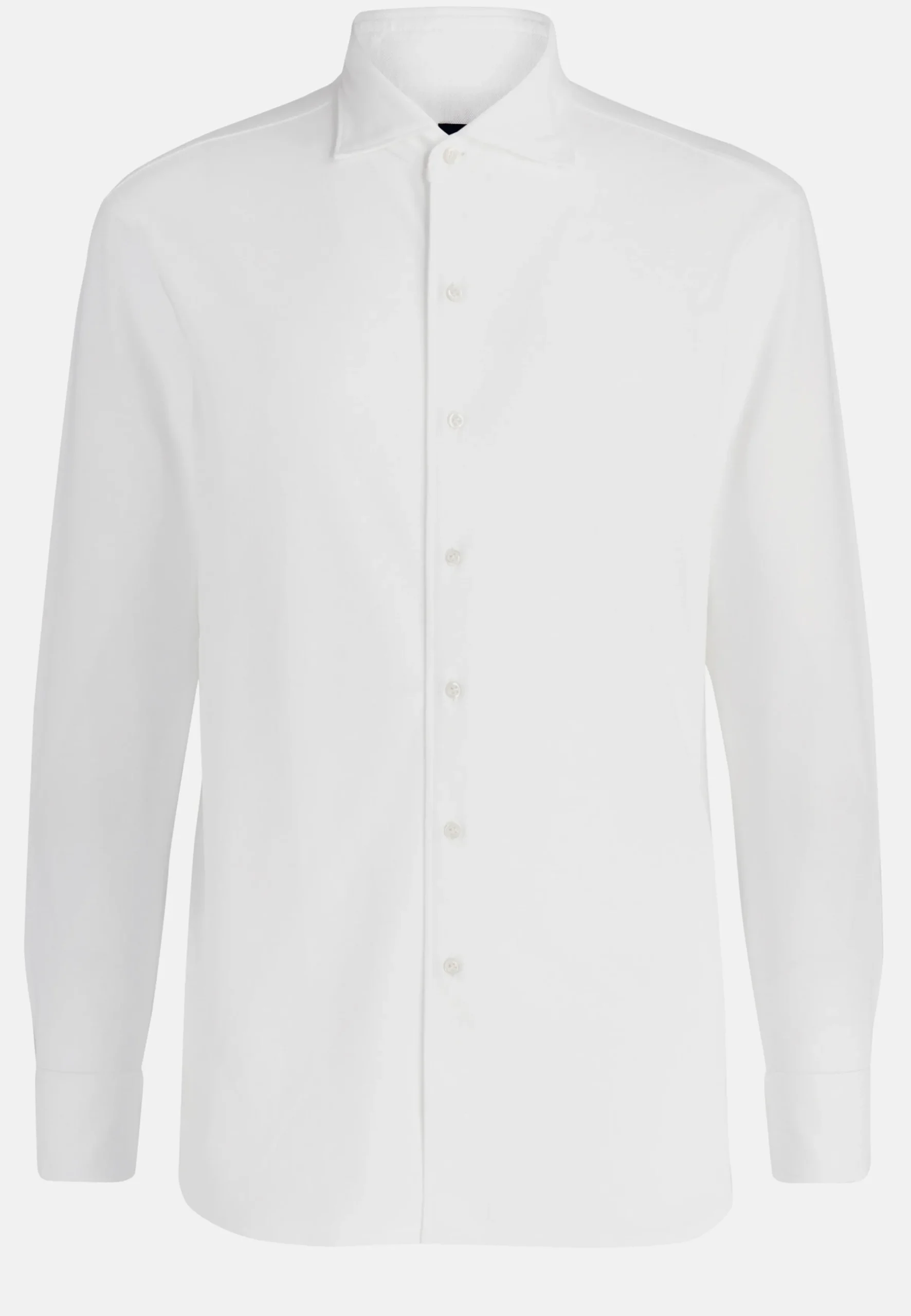 Polo Camicia In Piqué Di Cotone Regular Fit