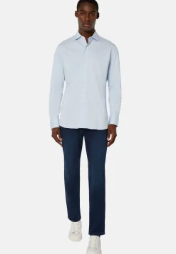 Polo Camicia In Piqué Di Cotone Regular Fit