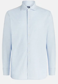 Polo Camicia In Piqué Di Cotone Regular Fit