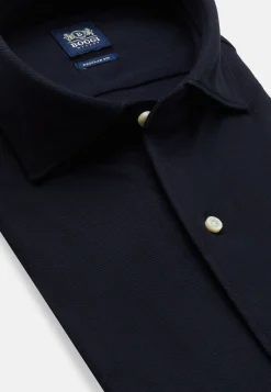 Polo Camicia In Piqué Di Cotone Regular Fit