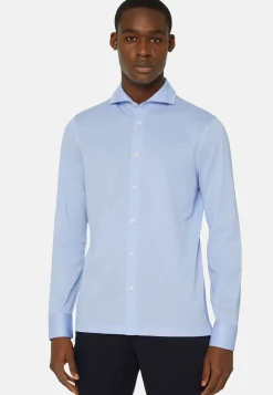 Polo Camicia In Piquè Filo Di Scozia Slim Fit