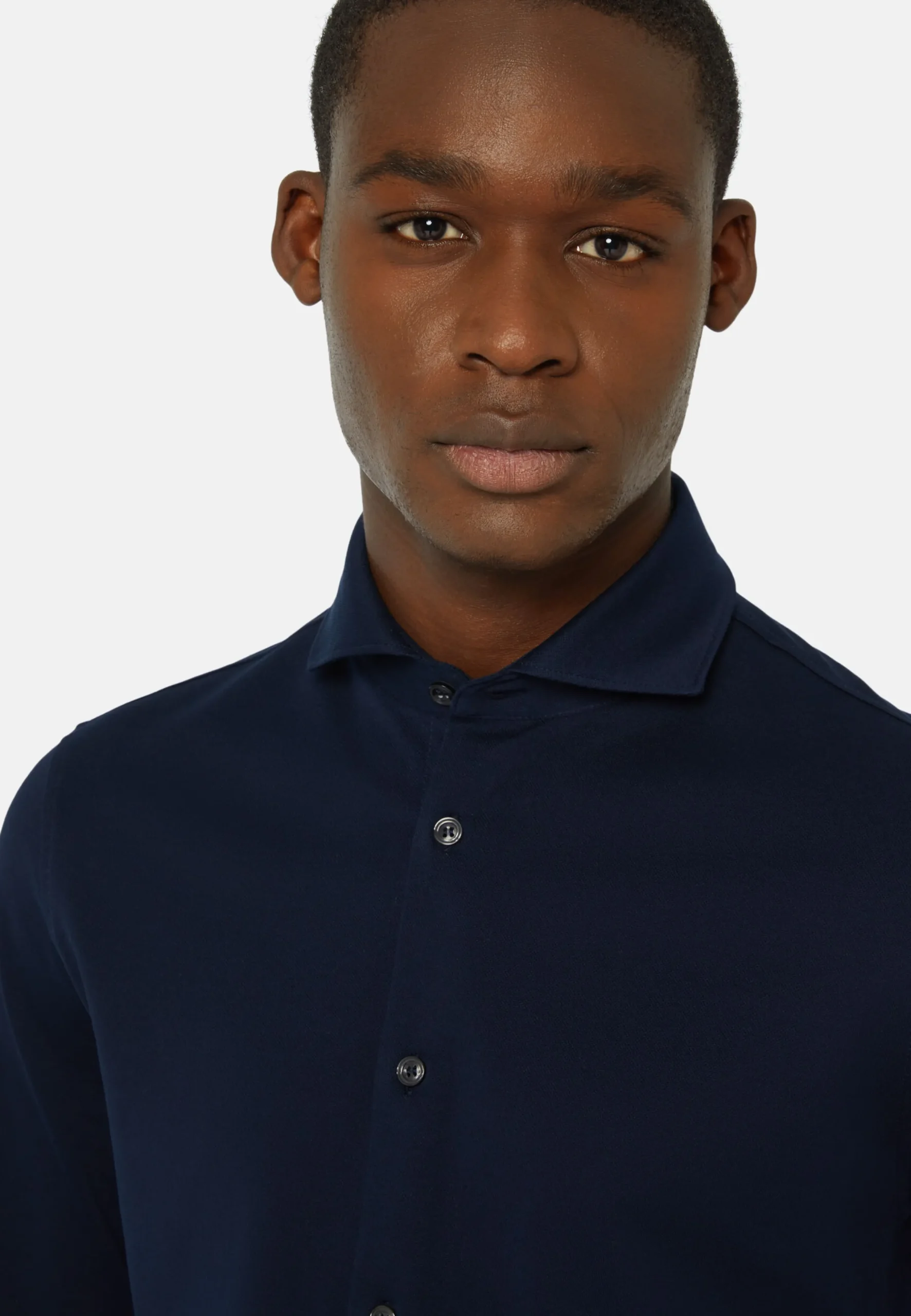 Polo Camicia In Piquè Filo Di Scozia Slim Fit