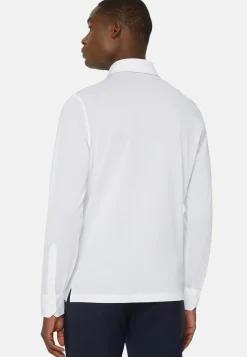 Polo Camicia In Piquè Filo Di Scozia Slim Fit