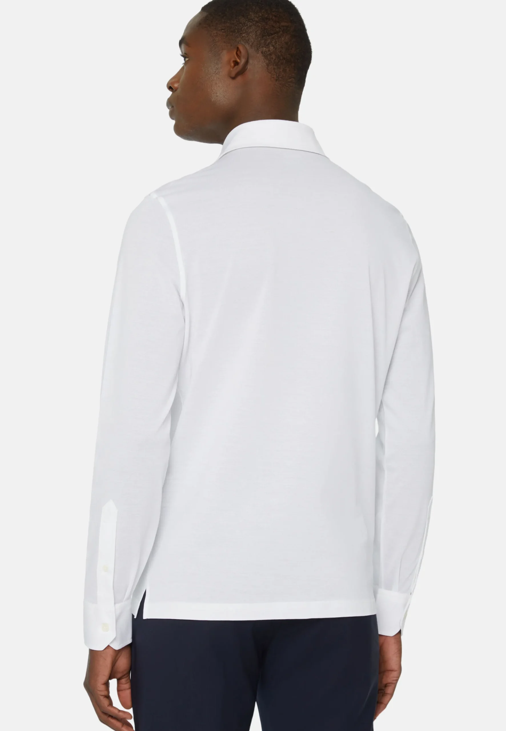 Polo Camicia In Piquè Filo Di Scozia Slim Fit
