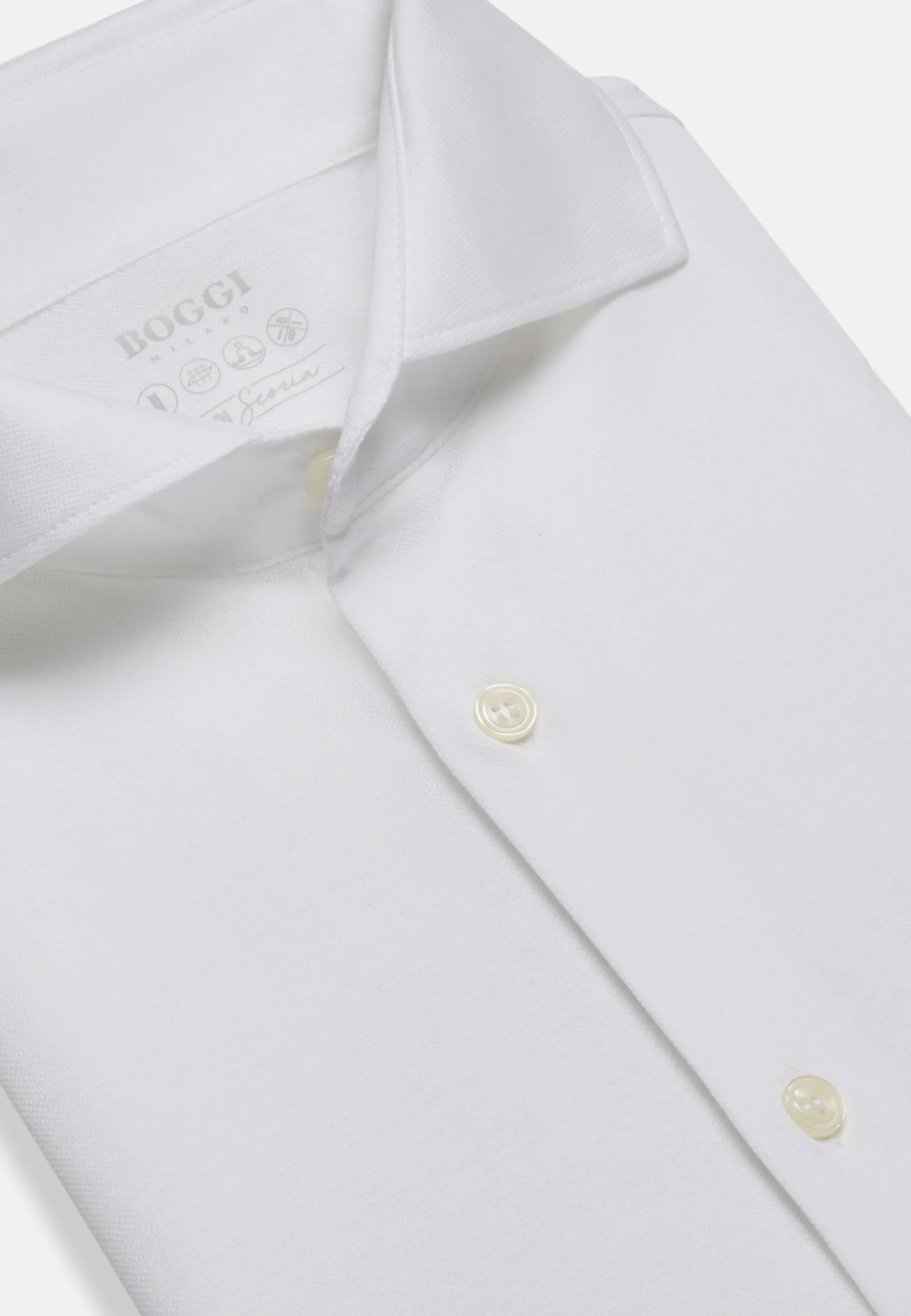 Polo Camicia In Piquè Filo Di Scozia Slim Fit