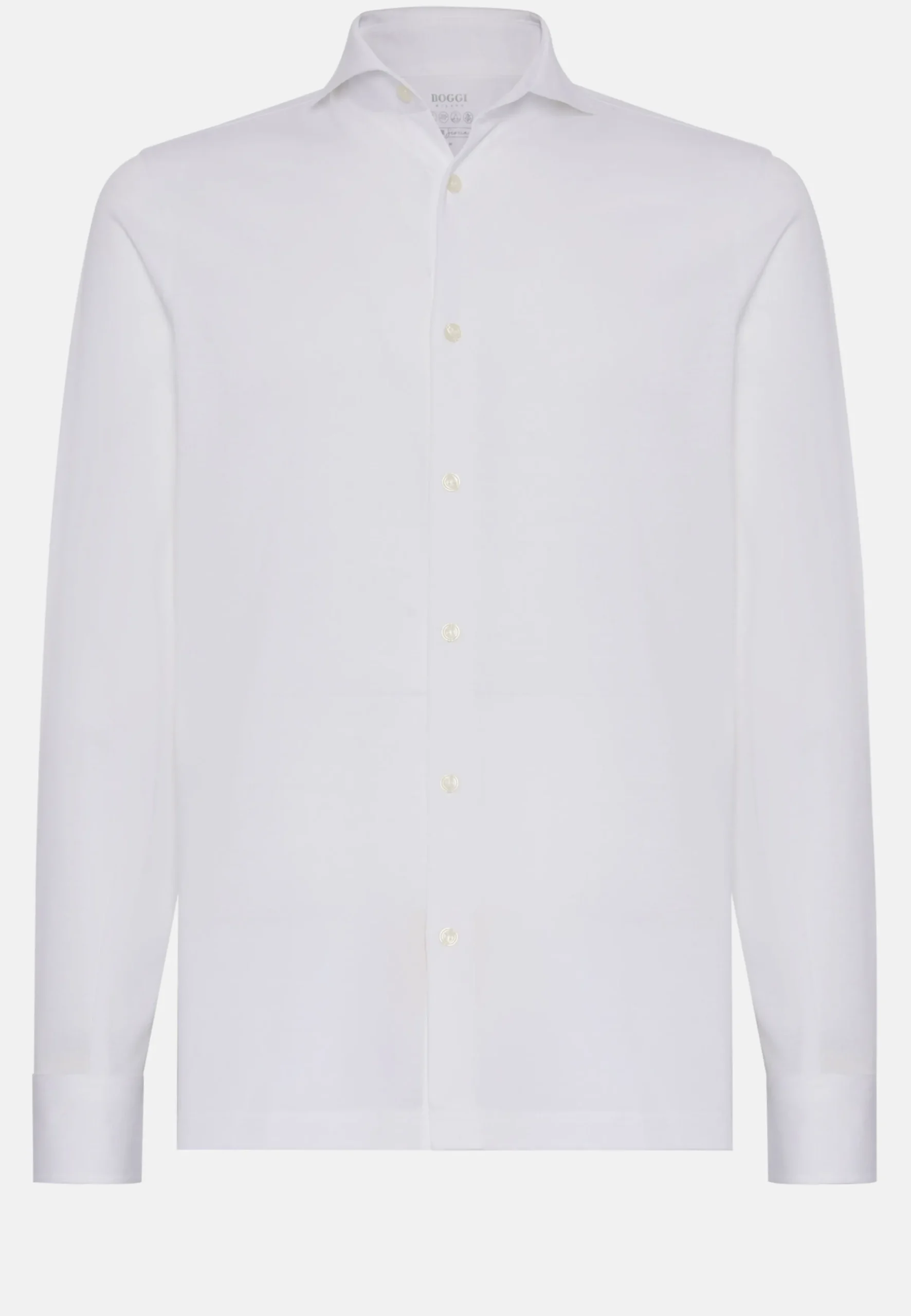 Polo Camicia In Piquè Filo Di Scozia Slim Fit