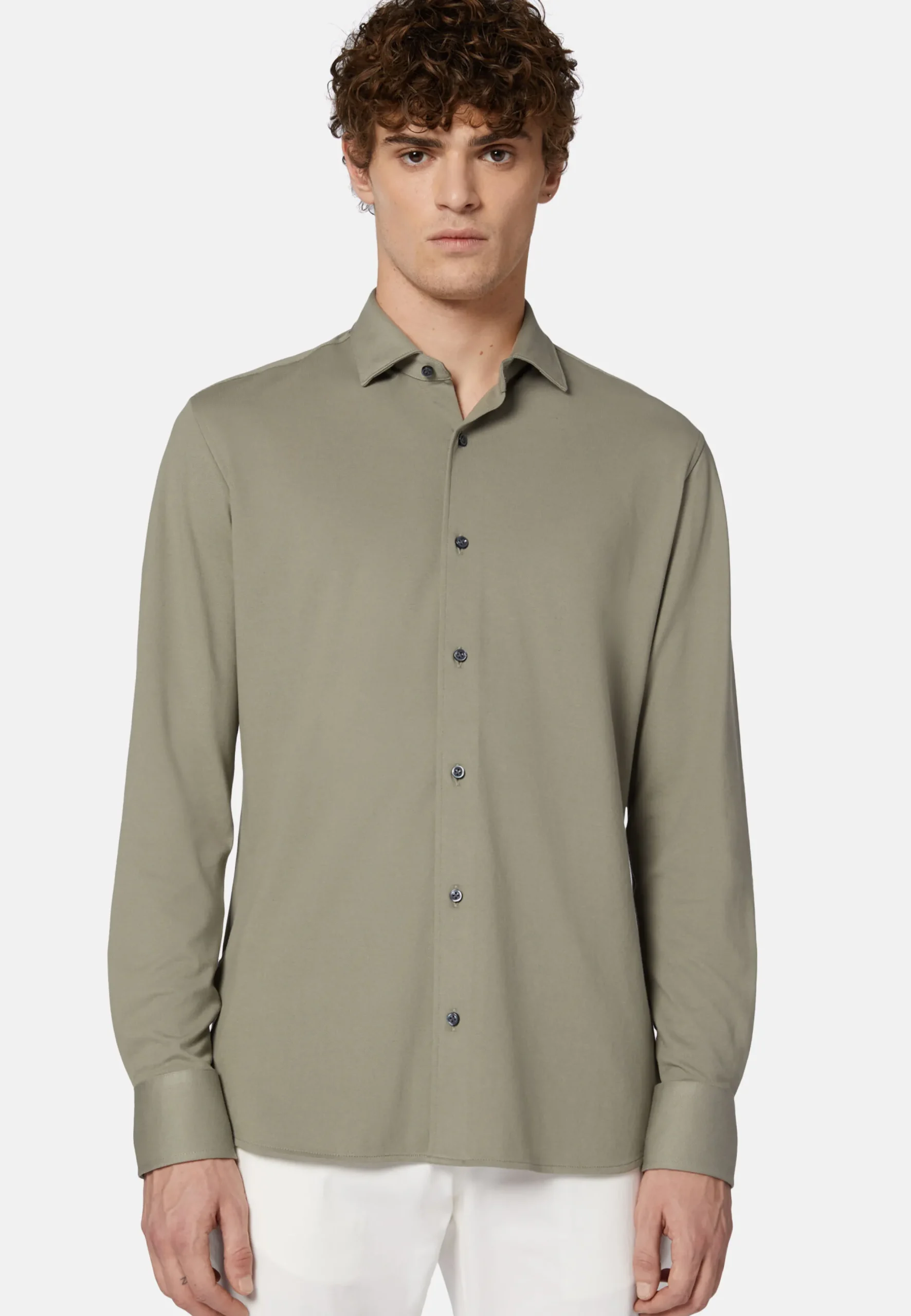 Polo Camicia In Piquè Performante Regular Fit