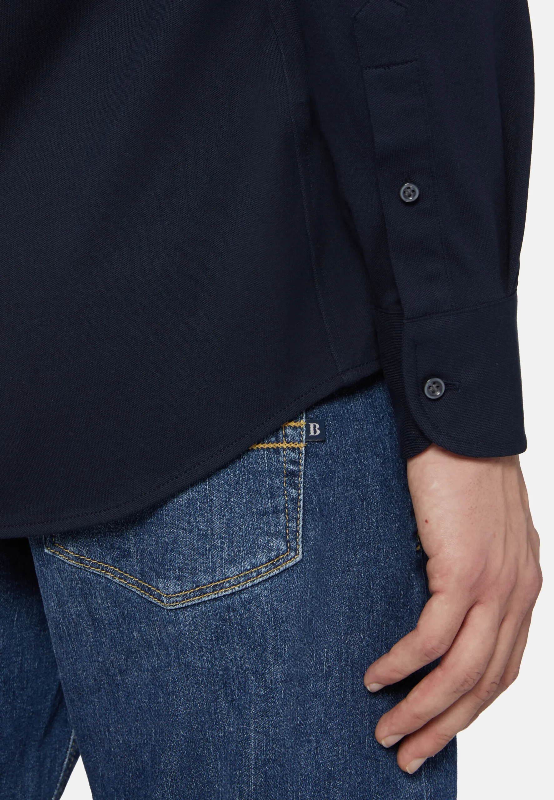 Polo Camicia In Piquè Performante Regular Fit