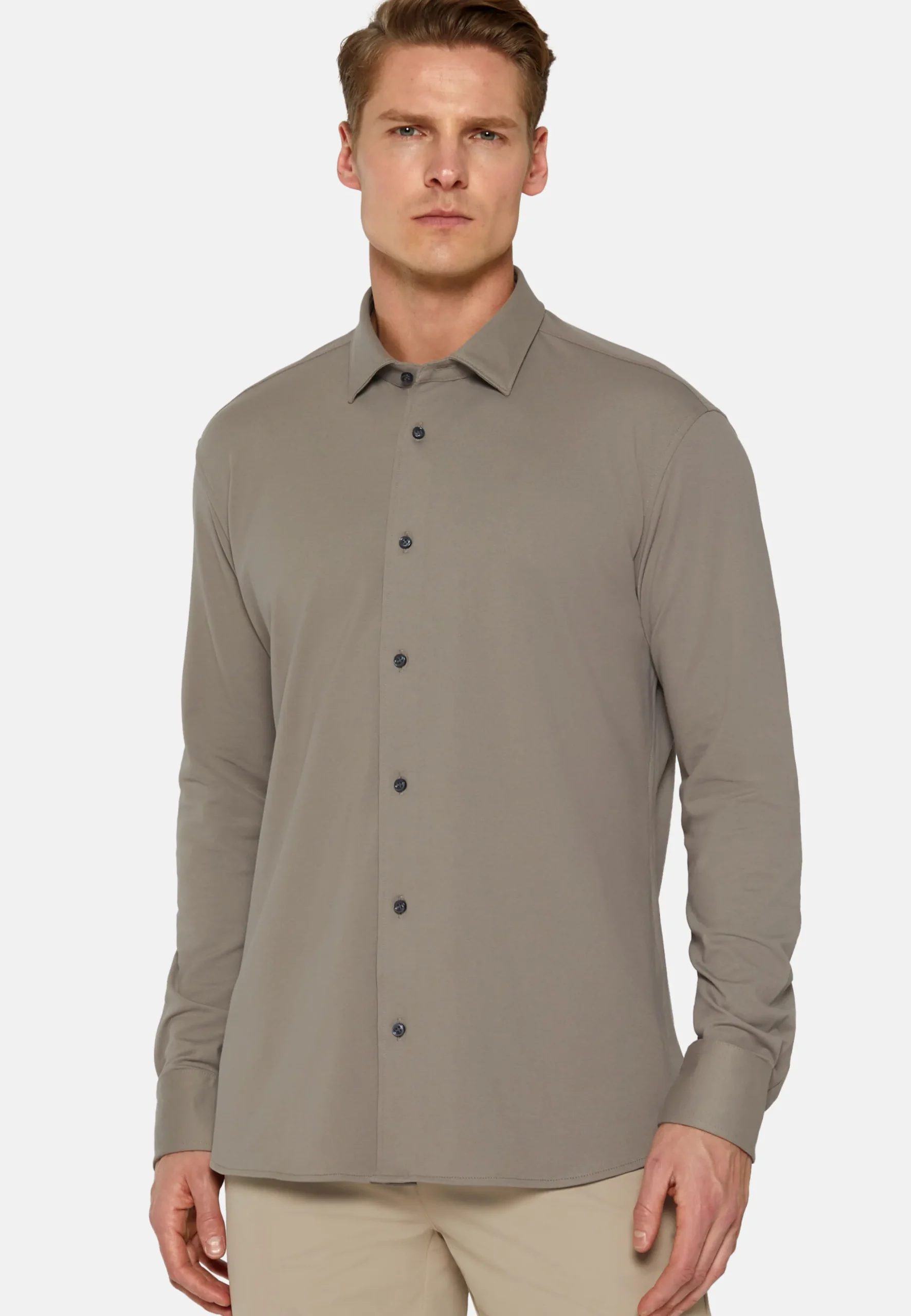 Polo Camicia In Piquè Performante Regular Fit
