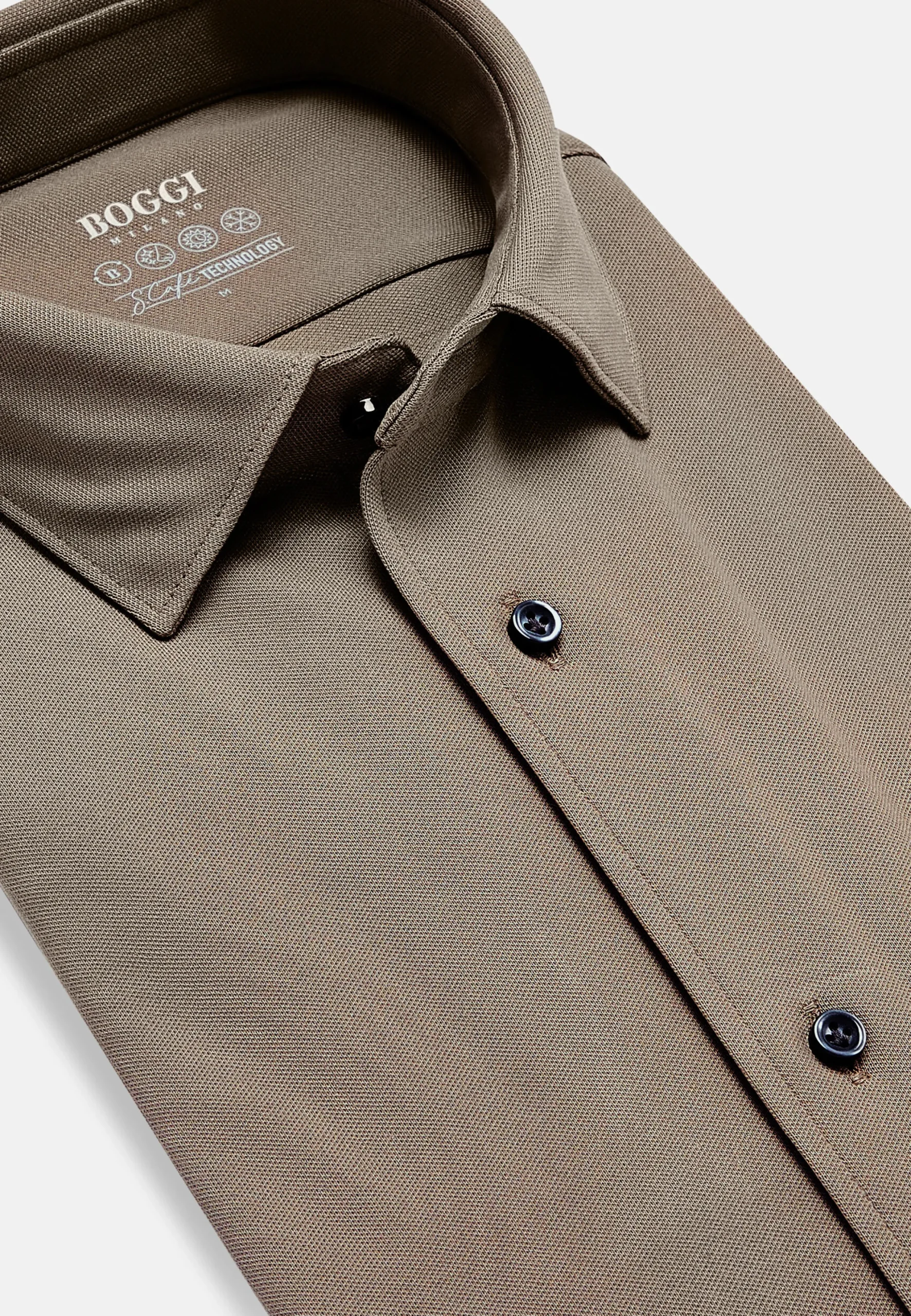 Polo Camicia In Piquè Performante Regular Fit